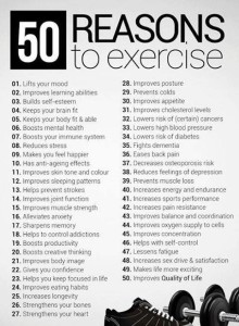 reasons to exercise